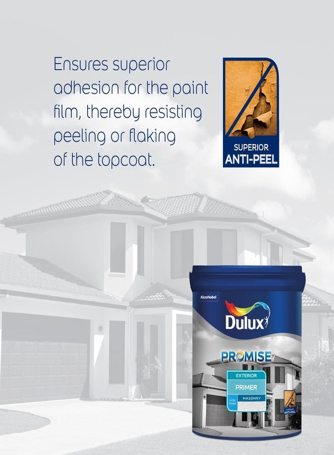 ديولكس طلاء أساس دولوكس بروميس للجدران الخارجية | طلاء أساس فاخر للجدران ذو أساس مائي، مقاوم للتشقق، وبياض فائق للجدران المشرقة (1 لتر) | ضمان 3 سنوات - Image 3